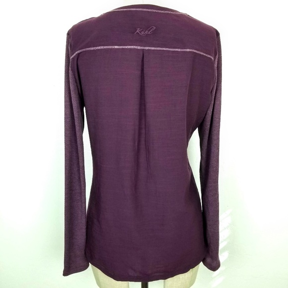 Kuhl Lorena Waffle Knit V-Neck Top - Picture 3 of 6
